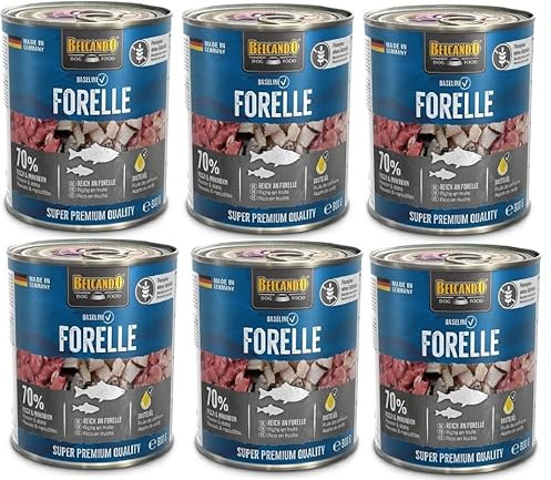 Belcando Baseline Forelle 6 x 800 g getreidefreies Hundefutter