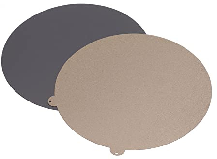 Doppelseitige PEI-Stahlplatte mit 270 Mm Durchmesser, Flexible Magnetische Federstahl-PEI-Bettplatte für Flsun Super Racer-Drucker mit Ausgezeichnetem Design, Guter Ebenheit und
