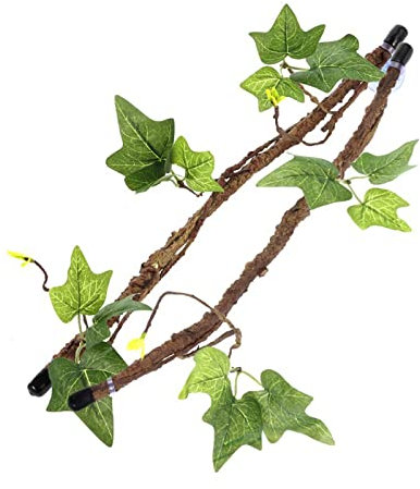 Geckos Kletterrebe Kunststoff Kleine Haustier Saugnapf Zweig Geckos Klettern Rebe Mit Saugnapf Zweig Für Eidechsen Reptilien Klettern Zweig