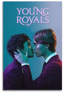 Terp Young Royals Poster, Wandkunst, Poster, Geschenk für Freunde, Schlafzimmer, Wohnzimmer, Dekoration, modern, ästhetisch, ungerahmt, 30 x 45 cm