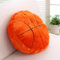 OUKEYI Basketball-Plüschkissen, flauschig, langlebig, gefüllt, Fußball, Sport, 35 cm, Ballkissen, weich, rund, Plüschkissen, Spielzeug, Sofa, Raumdekoration, Geschenk (orangefarbener Basketball)
