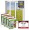 EASYmaxx Fliegengitter für Fenster mit Magic Click | Moskitonetz individuell zuschneidbar für alle Fenster bis 150 x 130 cm | Einfache Montage mit 12 Magneten - kein Bohren oder Schrauben [4 Stück]