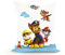 Green Bean Kinder Sitzsack Paw Patrol 100x135cm mit 270 Liter hochwertiger EPS Perlen Füllung und waschbarem Motiv Wechsel-Bezug aus 100% Baumwoll - Riesensitzsack Bean Bag Sitzkissen Bodenkissen