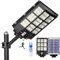 Ofuray Of-3600W Lampadaire Solaire Exterieur, Projecteur LED Solaire Extérieur avec Détecteur de Mouvement, 6500k Lampe Solaire avec Télécommande, Étanche IP67 Réverbère pour Jardin, Rue, Cour