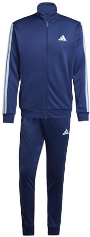 adidas Herren 3 STRIPES FRENCH TERRY TRACKSUITS, dark blue, S
