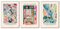 JINZUNRUI Moderne Poster 3er Set, 50x70cm Abstrakt Stilvolle Matisse Poster Aesthetic, Vintage Leinwandbild Wohnzimmer Schlafzimmer Wandbilder Deko, Ohne Rahmen