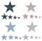 SUPERFINDINGS 20Pcs 4Colors Rhinestone Star Patches Iron on Glitter Patches Shiny Clothing Repair Decoration Patches Star Shape Appliques Patch for DIY Clothing Jeans Repair