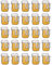 ABOOFAN 50 Stücke LED Brosche Pin Blinkende Anstecknadeln Bier Becher Form Damen Kinder Anstecker für Weihnachten Oktoberfest Silvester Party Deko