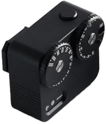 VENEKA Light Meter II Cold Shoe for DSLR Film Camera Light Meter 12 Shutter Speed Photography Replacement (Black)