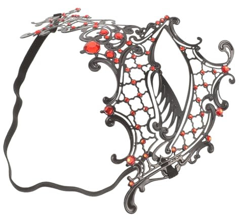 LIFKOME 3St Party-Maske Maskerade venezianische Partei tag der toten masken Partymasken für Damen Karneval-Cosplay-Masken venezianische Augenmaske Karnevalsmaske Maskenball Masken rot