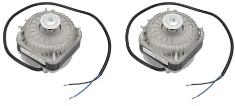 2 Stück Kondensatormotor 33 W 0,22 A Hochgeschwindigkeits-Niedrigstrommotor Ersatz für Kühlschrank Industrie Gefrierschrank