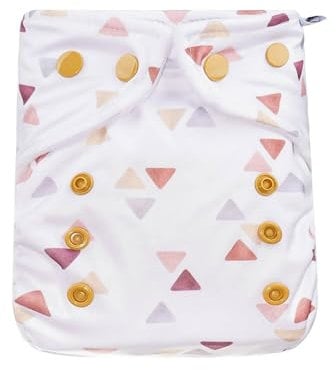 avo+cado Cosy Stoffwindel-Überhose für Neugeborene 3-7 kg – Waschbar, Auslaufsicher mit Fleece und Doppelten Beinbündchen – Kompatibel mit Prefolds, Bambuseinlagen und Mullwindeln (Dreiecke)
