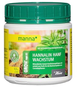 Manna Hannalin Wachstum - 500 g - Profi Nährsalz für die Wachstumsphase der Hanfpflanze - 500 g für 500 Liter Gießwasser