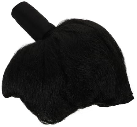 BESTonZON Sumo-Perücke Japanische Kampfkunst Perücke realistische -Perücke japanische -Perücke schwarze Perücken Männer Kopfschmuck Wrestling-Perücke p Seide Black