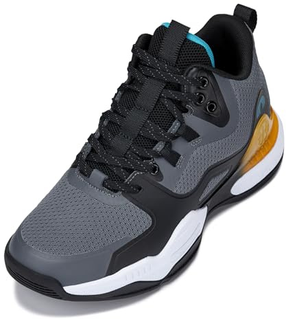CALTO Men's Invisible Height Increasing Elevator Shoes - Basketball High-Top Sporty Sneakers - 3.0 Inches Taller