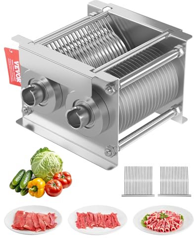 VEVOR Klinge für Aufschnittmaschine aus Edelstahl, 5 mm Klinge für kommerzielle Allesschneider, Set mit einer Klinge für Aufschnittmaschine, Set mit Klingen für Aufschnittmaschine für Fleisch ohne