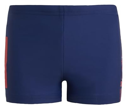 adidas Boy's Marvel Spider-MAN Swim Boxer, Dark Blue, 7-8 Years