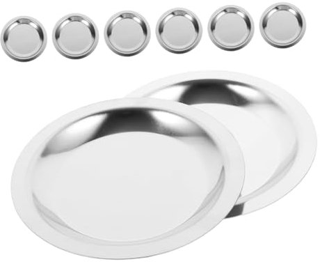 ZUNOXAZ 8 Pièces Tapis de Bouteille de vin à la Maison Dessous de Verre en Acier Inoxydable Set de Dessous de Bouteille de vin en Acier Inoxydable Tampon Dessous de Verre réutilisable