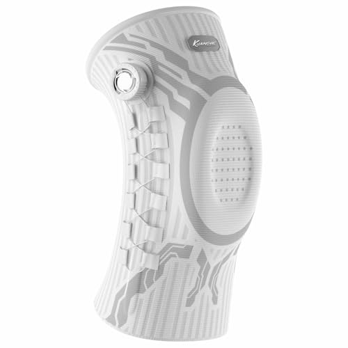 Kuangmi Rodillera Soporte Profesional para Alivio del Dolor, Recuperación Articular, Uso Deportivo y Diario W-R-M