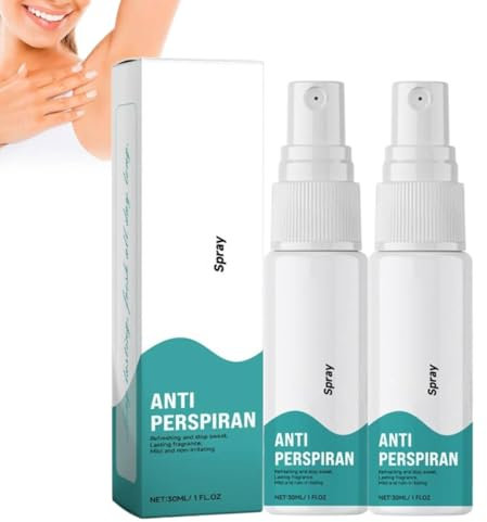 Antitranspirant Deo Spray gegen Starkes Schwitzen I Anti Schweiß Deo bei Hyperhidrose, Schwitzen am Kopf, Schwitzige Hände I gegen Achselgeruch | Wirkt Effektiv gegen Schwitzen (2)