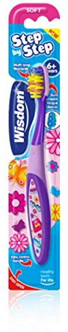 Wisdom WIS016P Step By Step Toothbrush, 6 Years