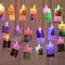 cuzile LED Fotoclip Lichterkette batteriebetriebener Bilderbügel Multicolor Licht mit 20 Fotoclips perfekt für hängende Bilder, Notizen, Karten, Memos und Kunstwerke