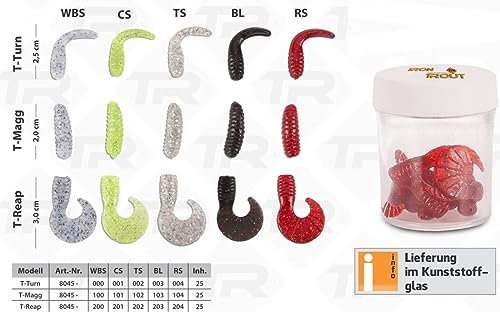 Sänger Top Tackle Systems IRON TROUT T-Bait Serie (Forellenköder T-Magg/2,0cm), Ködertyp:RS