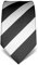 Vincenzo Boretti Herren Krawatte reine Seide gestreift edel Männer-Design zum Hemd mit Anzug für Business Hochzeit 8 cm schmal/breit anthrazit