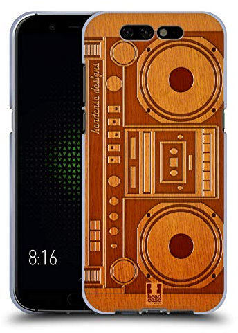 Head Case Designs Boombox Gadget Aus Holz Soft Gel Handyhülle Hülle kompatibel mit Xiaomi Black Shark