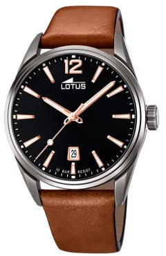 Lotus Reloj Analógico para Hombre de Cuarzo con Correa en Cuero 18685/2