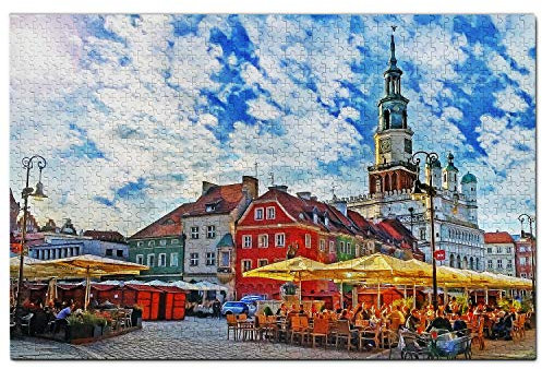 Poland Jigsaw Puzzle 1000 Piece Poland Poznan Puzzle Game Artwork Travel Souvenir Wooden