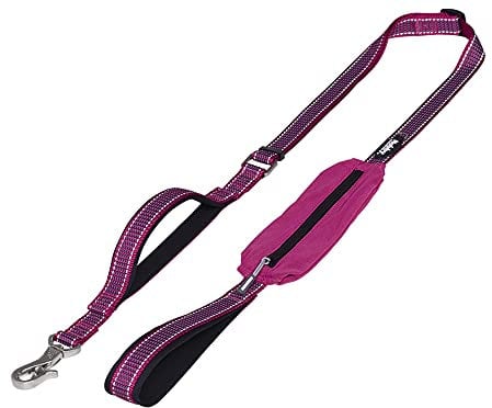 Nobby Leine Kalea, himbeere L: 140-180 cm, B: 15/20 mm, 1 Stück