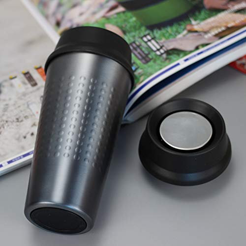 Double-Walled Stainless Steel 304 Vacuum Flask Vacuum Travel Cup Coffee Cup Heat Insulation Used for Car Kettles to Go Out On Foot Picnic with Repeatable 350ml