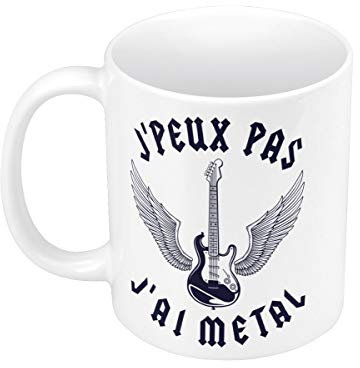 Tazza in ceramica J'Peux Pas J'ai Metal Hard Rock
