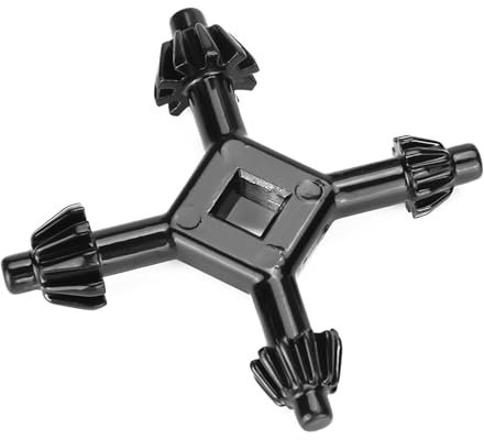 Clé de mandrin à 4 voies, clé de mandrin magnétique, clé de perceuse à main multifonctionnelle, clé universelle multi-universelle pour perceuse à percussion pour perceuses à colonne