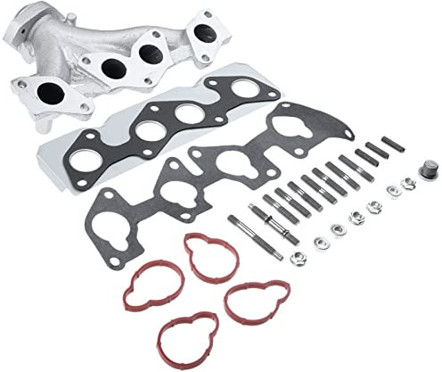 Colector de escape de fundición para Clio II BB Kangoo KC0/1 FC0/1 Megane BA0/1 EA0/1 DA0/1 KA0/1 LA0/1 JA0/1 Rapid F40 1.4L 1.6L gasolina 1991-2008 77008 73358