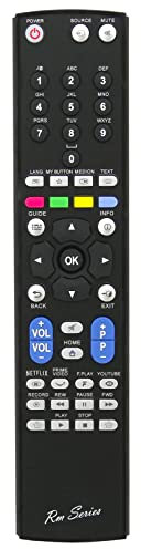 RM-Series Replacement Remote Control for LOGIK L40UE20 40 Smart 4K Ultra HD HDR LED TV