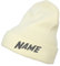 Schnoschi Creme Strickmütze mit breitem Umschlag (Beanie Mütze) mit Namen Bestickt für Herren, Damen, Jugendliche und Kinder