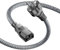 Cavo di Alimentazione 1M EUR CEE 7/7 IEC60320 C13 Caricabatterie,3 poli 10A con intreccio in nylon Cavo per Monitor PC, PS3 / PS4 PRO,Computer, TV, Stampante