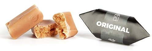 Caramelos Tradicionales - Sabor Tradicionales Lácteos - Toffee Frescos - Dulces Mr Fudgesto - Caja de Caramelos 900g
