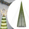 vidaXL LED Weihnachtsbaum, Beleuchtet Christbaum mit 1544 LEDs, Tannenbaum Lichterbaum Kegelform mit 8 Beleuchtungsmodi, Weihnachtsbeleuchtung Weihnachtsdeko, Warmweiß 500 cm