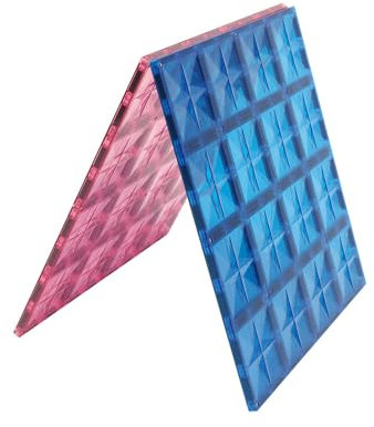 Onlineforu lTD Big Magnetic Tiles 2pcs – 30cm (11.8in) Giant Magnet Blocks for Kids | Building Stabilizer Tile | STEM Educational Toy | Creative Learning Gift for Toddlers & Children