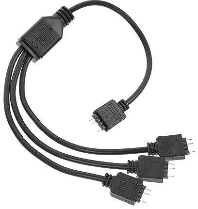 TOPBATHY 5V 3Pin ARGB Splitterkabel 1 Zu 3 3 Wege ARGB Erweiterungsadapter Für PC Motherboard LED Verbindungskabel Für RGB Beleuchtung