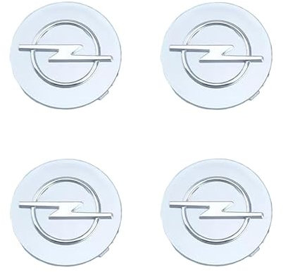 TENREV Auto Nabendeckel für Opel Corsa D 5-Door 2011-2014, 4 Stück Radnabendeckel Logo Radnaben Abdeckungen Ersetzen Kompatibel ABS Auto Zubehör,A-58.5mm