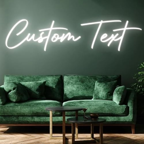 Custom Neon Signs Neon Customizable for Wall Decor Personalized Neon Sign for Wedding Birthday Party Gift Party Bar Game Room Home Business Shop Name Logo Neon Sign