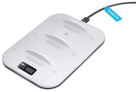 BOBOVR BD3 Charging Dock For B100 Battery Pack, Charging Station Providing Fast Charging for 3*B100, 30W Power, 0-80% in Just 1 Hour