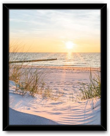 WallArena - Leinwand Bilder - Poster Strand und Meer Natur - 50x70 cm Leinwandbilder - Bild auf leinwand - Wandbild XXL groß Wandbilder für Wohnzimmer Schlafzimmer Wohnzimmerbilder Modern
