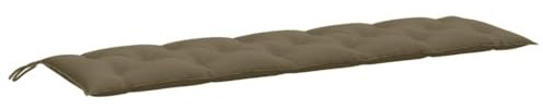 vidaXL Gartenbank-Auflage Melange Taupe 180x50x7 cm Stoff