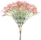 Schleierkraut Künstliche Blumen, 12 Stück Rosa Schleierkraut Pflanzen Gypsophila Blumen Kunstblumen Schleierkraut Künstliche Schleierkränze für Hochzeit Brautsträuße Party Home Dekoration(Rosa)