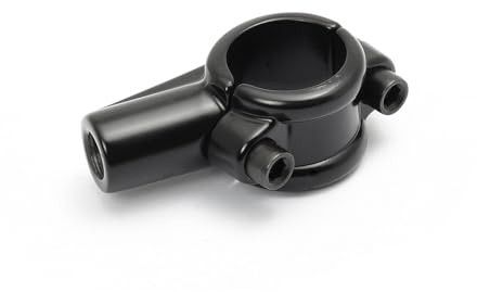 Spiegelhalterung 10mm schwarz für 22mm Lenker